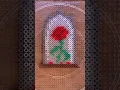 DIY Disney Fuse Bead Easy Craft Ideas Tutorial - Beauty and the Beast Rose