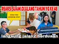 Download Lagu REAKSI SUAMI DAPAT SUPRISE ULANG TAHUNYA YANG KE 48 \u0026LANGSUNG JALAN2 BERDUAAN ‼️