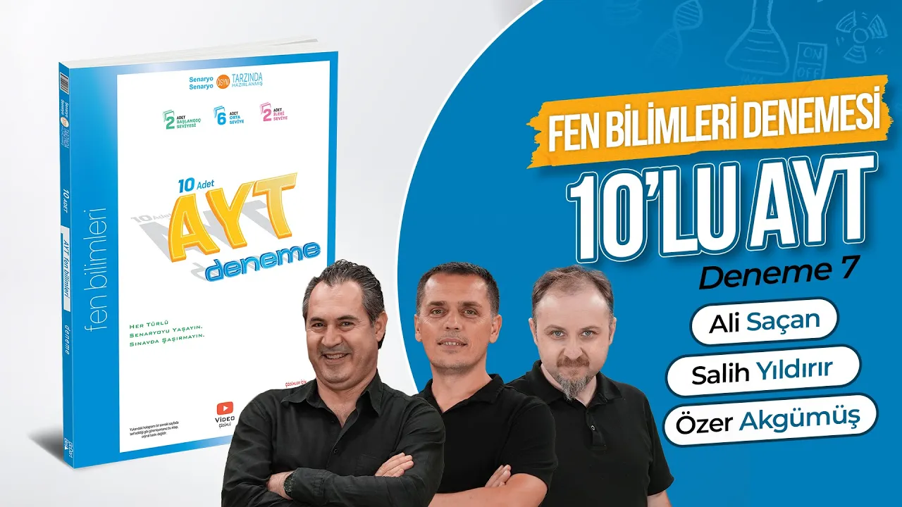 345 YAYINCILIK 10'LU TYT FEN BİLİMLERİ DENEMESİ- 7