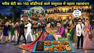 गरीब बेटी का-150 बॉर्डीगार्ड वाले ससुराल में पहला रक्षाबंधन । Poor daughter's first Rakshabandhan 