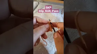 SKP Knitting Decrease