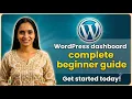 WordPress Dashboard Explained for Beginners Complete WordPress Dashboard Tutorial 2026