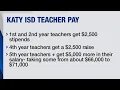 Katy ISD Opens New Boudny Elementary Boosts Teacher Pay