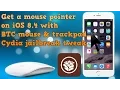 Get a mouse pointer on iOS 8 4 with BTC mouse trackpad Cydia jailbreak tweak