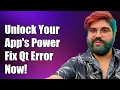 Unlock Your App s Potential Fix the Qt Platform Plugin Error Now
