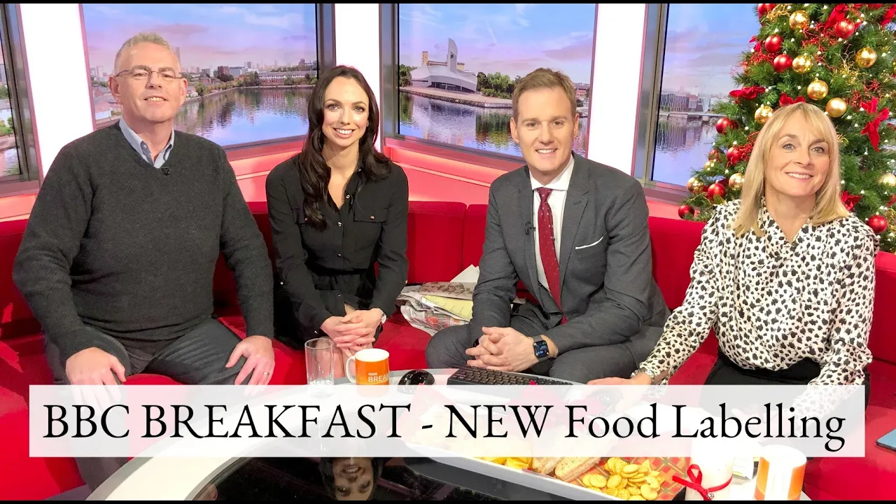 Live on BBC Breakfast - Calories & Food Labels   UK Dietitian Nichola Ludlam-Raine
