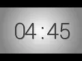 4 Minutes 45 seconds countdown Timer - Beep at the end Simple Timer four min forty-five sec