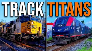What 10,000 HP of Pure Freight & Commuter Rail Sounds Like - Incredible Power