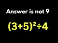 Most People Get This Simple Math Question Wrong