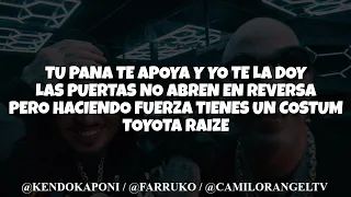 SE EQUIVOCAN (LETRA) - KENDO KAPONI, FARRUKO (APOCALIPTO)