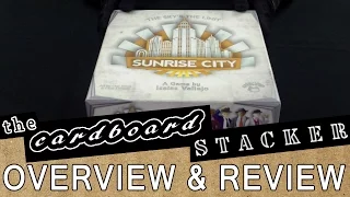 sunrise city review u0026 overview with the cardboard stacker