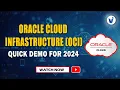 Oracle Cloud Infrastructure Tutorial Quick Demo for 2024 OCI Training Visualpath