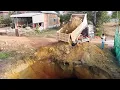 Download Lagu This project looks interesting. Use a MINI Dozer to push soil into a deep pond.with 5ton truck