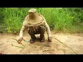 Simple Easy Rabbit Trap Make From Bamboo Work 100%