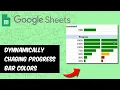 Dynamically Changing Progress Bar Color Based on Value Google Sheets