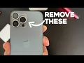 How To Remove iPhone Camera Lens Protectors