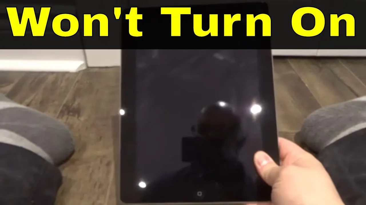 How To Fix An iPad That Won't Turn On (Tutorial)