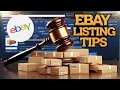 AVOID eBay listings being taken down Reselling