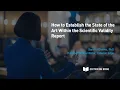 Download Lagu How to Establish the State of the Art Within the Scientific Validity Report