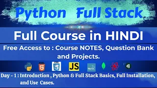 Python Full Stack Tutorial Day Python Basics History Installation TechGURU