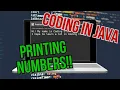 Printing Numbers Integers Java Programming Coding Club