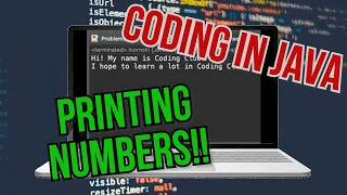 Printing Numbers Integers Java Programming Coding Club