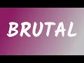 Olivia Rodrigo - Brutal I m so insecure I think That I ll die before I drink TikTok