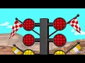 Monster Trucks Desert Adventure Park | Monster Trucks Learning Videos For Kids | GiggleBellies