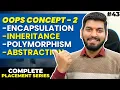 Lecture 43 4 Pillars of OOPs Concept - Inheritance Polymorphism Encapsulation Abstraction