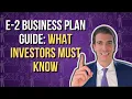 E-2 Visa Business Plan Explained What USCIS and Consular Officers Actually Look For