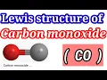 Lewis structure of carbon monoxide CO
