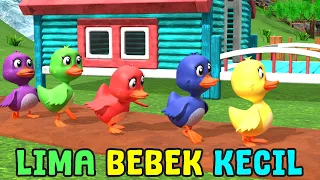 Lima Bebek Kecil Pergi Main - Lagu Anak Anak Indonesia