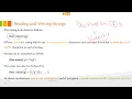 Data Structure Chap 2 Strings Reading and Writing Strings gets puts 1