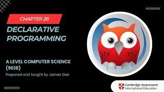 AS A Level Computer Science 9618 - Chapter 28 Declarative Programming Prolog Live Coding