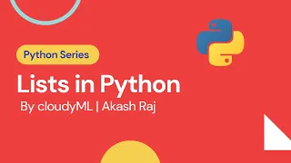 14 List in Python cloudyML