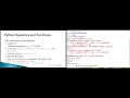 Intermediate Python A3 2022 Week 1 Lecture 1