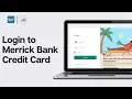 Merrick Credit Card Login How to Login to Merrick Bank Credit Card 2026