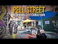 4K Stopping by Pell Street in Chinatown New York City