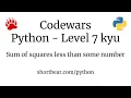 Codewars - Python