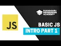 Javascript Intro Part 1