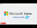 Microsoft Clone Fully Responsive using HTML and Tailwind CSS