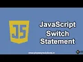 JavaScript Switch Statement JS Switch Statement in Hindi