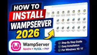 How to Install WampServer on Windows Complete PHP MySQL Server Setup Tutorial 2026