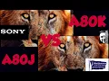 SONY A80K VS SONY A80J COMPARING THIS YEARS 77 A80K OLED TO LAST YEARS A80J VALUE ELECTRONICS
