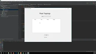 Python Tutorial app - Connection to Table From Combo Box