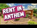 Homes for Rent in Anthem AZ Know your Options