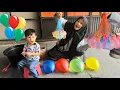 Download Lagu EL MELETUSKAN BALON AIR warna warni , belajar warna, mengisi dan pecahin balon air