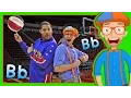 Learn Letters for Toddlers with Blippi and the Globetrotters | The Letter B