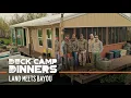 Land Meets Bayou S1E01 Duck Camp Dinners