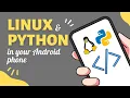 How to install Linux and Python using Termux from your Android Phone for Free